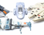 Star Wars Micro Machines Action Fleet Millennium Falcon Bwing Snow Speed... - $25.31