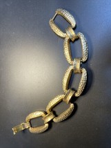 Banana Republic Gold Tone Chain Bracelet Rare One - $48.51