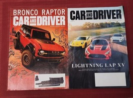 Car &amp; Driver Magazine February, March, April 2022 Bronco Raptor 2 Back Issues - $4.75