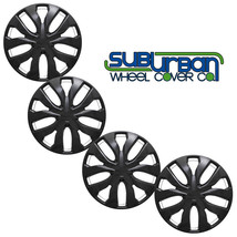 FITS 2014-2020 Nissan Rogue S # 519-17BLK 17&quot; Gloss Black Hubcaps Hub Caps SET/4 - $61.99