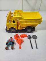 Vintage Imaginext Dump Truck and Construction Worker W/ Accessories Replacement - £12.49 GBP