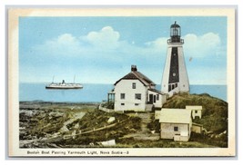 Yarmouth Light Lighthouse Yarmouth Nova Scotia NS Canada UNP WB Postcard S5 - £4.23 GBP