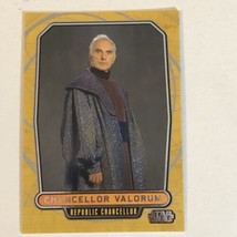 Star Wars Galactic Files Vintage Trading Card #15 Chancellor Valorum - £1.95 GBP