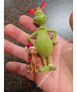 Dr. Seuss Department 56 Ornament Grinch Flocked &amp; Max - €21,14 EUR