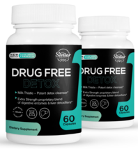 2 Pack Free Detox, mezcla de enzimas y desintoxicación hepática-60 Cápsu... - $71.27