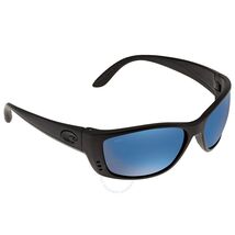 Costa Del Mar FS 01 OBMP Fisch Sunglasses Blackout Blue Mirror 580P Pola... - $138.99