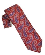 Designer Tasso Men&#39;s Necktie 100% Silk Hand made Design Luxury Neckwear Paisley  - £6.28 GBP
