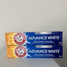 2 x Arm &amp; Hammer Advance White Toothpaste Baking Soda &amp; Peroxide Exp 2024 - £10.96 GBP