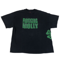 Flogging Molly Black Cinder Block Black T-Shirt 2024 Shamrock Serpent - $24.74
