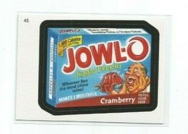 JOWL-O JIGGLE FREELY 2010 TOPPS WACKY PACKAGES STICKERS #45 - $4.99