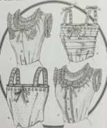 Butterick 3765 Camisole Costume Pattern Victorian Lace Ribbon History 12... - £16.34 GBP