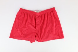 Deadstock Vintage 70s Jockey Mens Size 40 Nylon Boxers Underwear Red USA - $44.50