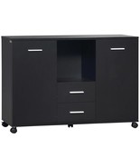 Vinsetto Office Cabinet: Printer Stand w/ 2 Drawers &amp; Shelves - $246.13 CAD