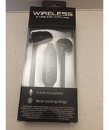 NEW Wireless Bluetooth Black Earbuds with Mic - $13.83 CAD