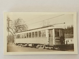 Photo Connecticut Co. Railroad Trolley Car #154 Norwich West Side Termin... - £7.65 GBP