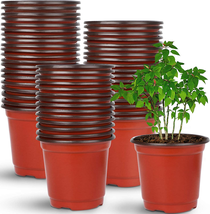 Nursery Pot, 110 Pcs 4&quot; Plastic Plants Pot,Seed Starting Pots, Indoor Ou... - $17.24 CAD