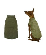 Zack &amp; Zoey Ivy League Warm Dog Vest Small/Medium Size Green Color Close... - £11.38 GBP