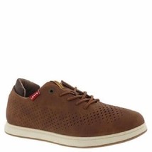 Levi&#39;s Men&#39;s Chester Waxed Casual Fashion Sneaker Shoes Tan/White Size 13 - $59.40