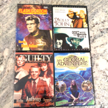 Lot Of 4 Vintage Movies/Shows: Flash Gordon, Molly &amp; Lawless John, Gone with ... - £5.05 GBP