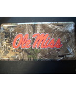 Ole Miss camo car tag - $10.00