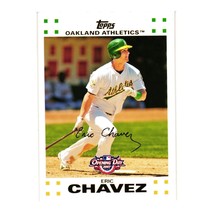 2007 Topps Baseball Opening Day Eric Chavez 159 Oakland Athletics White Collecto - $3.20