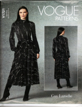 Vogue V1721 Misses 8 to 16 Designer Guy Laroche Knit Dress UNCUT Sewing ... - $25.95