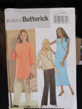 Butterick B4814 Misses Top, Tunic & Pants Pattern - Size L & XL (16-22) - $12.86