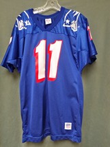 Drew Bledsoe NFL Football Jersey No. 11 New England Patriots Mens Size M... - $49.99