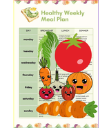 healthy meal planner - what you should eat everyday - - $0.99