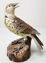 Meadowlark Bird Figurine Porcelain Detailed Japan Goto Original Marked Vtg - $18.95