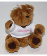 Belkies Bear Baby Rattle Teddy 5&quot; Mini Shirt Soft Toy Stuffed Tan Plush ... - £29.69 GBP