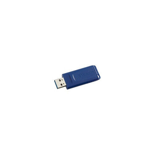 VERBATIM CORPORATION 97087 4GB FLASH DRIVE USB 2.0 RETRACTABLE BLUE 97087 - £21.33 GBP