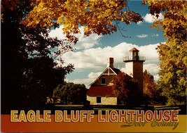 Eagle Bluff Lighthouse Door County WI Postcard PC551 - £3.85 GBP