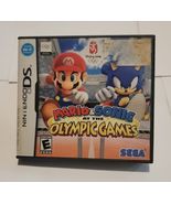 Mario and Sonic at the Olympic Games Nintendo DS CASE &amp; MANUAL ONLY - $10.98