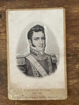 Vintage Cabinet Card. Carlos Maria de Alvear  1789-1853 By Stein in Buenos Aires - £102.83 GBP