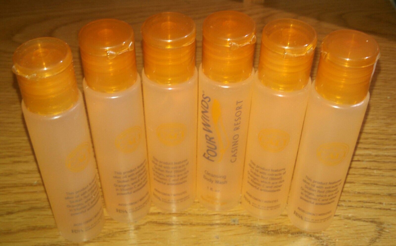 Lot of 6 Cali Sicilian Blood Orange Cleansing Body Wash 30 ml - $2.00