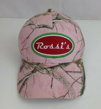 Realtree Ladie&#39;s Fit Rossi&#39;s Pink Camo Adjustable Baseball Cap - £15.49 GBP