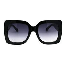 Womens Oversized Fashion Sunglasses Stylish Big Square Frame UV 400 - £9.45 GBP