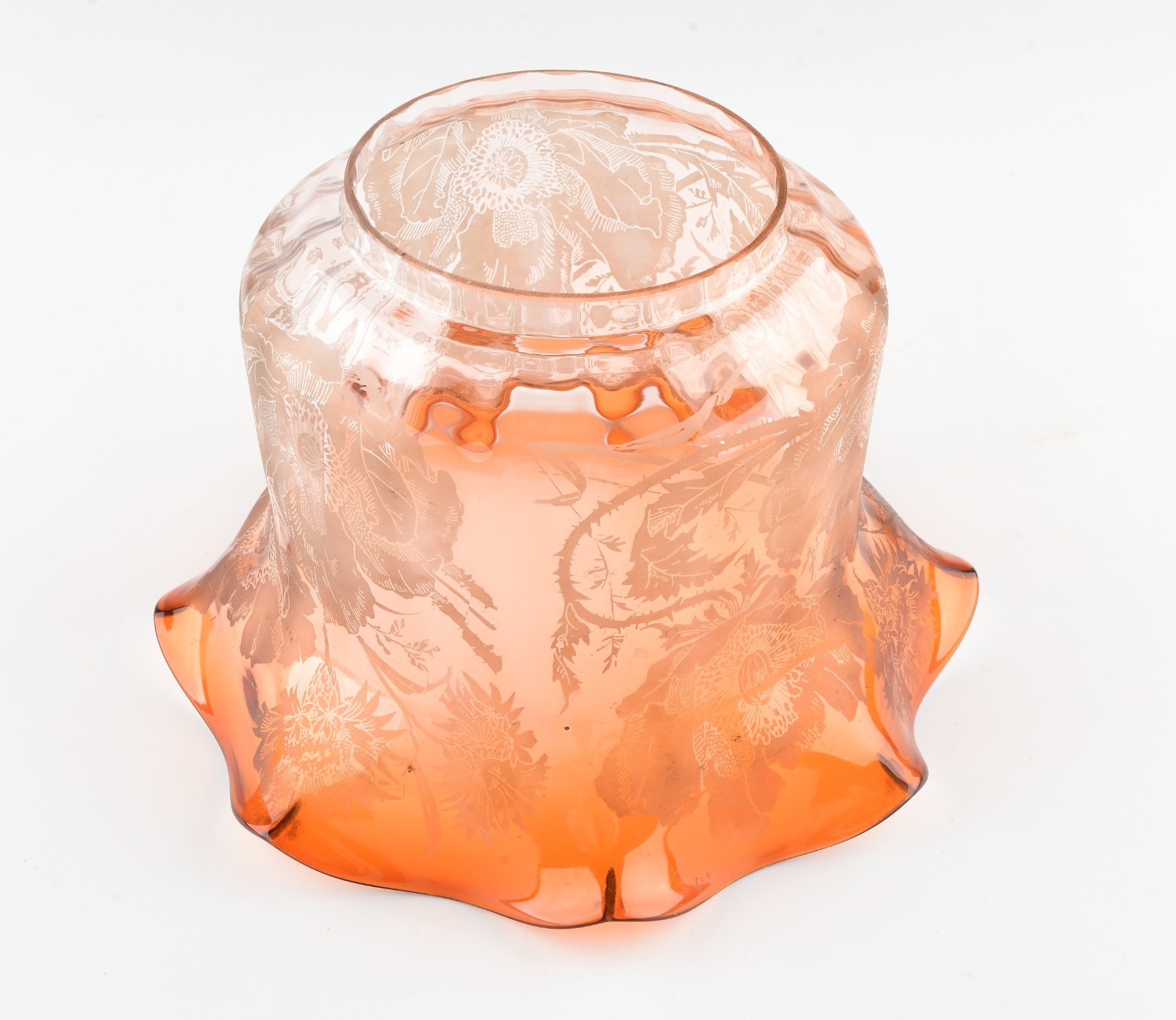 *Vintage Kerosene Old English Oil Lamp Duplex Shade 4" Fitting Item image 4