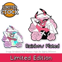 Helluva Boss Lovely Verosika Rainbow Plated Limited Edition Enamel Pin - £50.92 GBP
