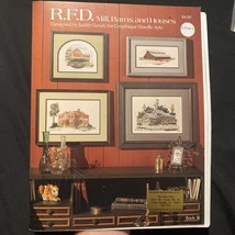 VTG  R.F.D. Mill, Barns and Houses Cross Stitch Pattern Book 1982 by Judith Sand - $4.75