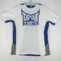 Tapout MPS Big Logo Shirt Size XL MMA UFC Y2K Woven Martial Arts Cotton Fighting - £33.52 GBP