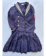R-Gee Sailor Dress Vintage US Navy Child&#39;s Blues Uniform w/ Boatswain Ma... - $54.06 CAD