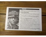 The Operational Art Of War Century Of Warfare Quick Start Sheet Only  - £27.92 GBP