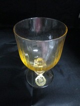 Paul&#39;s Italy Cristalleria Etruria 5 Wine Glasses Gold Dust 5&#39; - £232.20 GBP