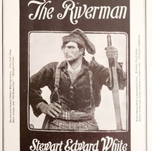 McClure The Riverman Stewart Edward White 1908 Advertisement Literature ... - $375.23 MXN