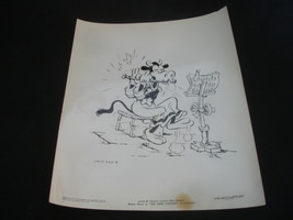 1934 United Artist Corp Joseph M Schenck Mickey Mouse In THE BAND CONCER... - $39.95