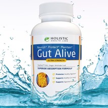 New! Holistic Health Labs GUT ALIVE Leaky Gut Support Zinc Carnosine Ginger Root - £49.31 GBP