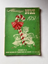 Antique Mexican Almanac Recipe Booklet Cook desserts Coca Cola Adv Print... - $37.39