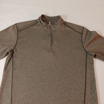 Pebble Beach Performance Men's Green 1/4 Zip Golf Pullover Sweatshirt Size M image 5